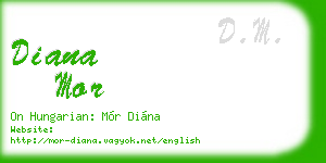 diana mor business card